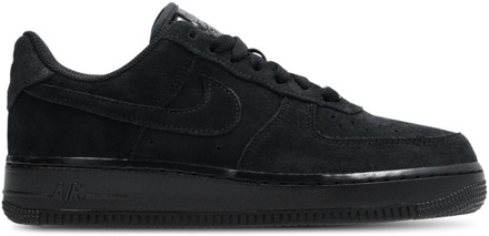 Nike Air Force Sneakers Dames - Zwart - Maat 40 - Leer Black