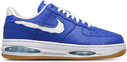 Nike Air Force Sneakers Heren - Blauw - Maat 41 - Leer Blue