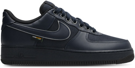 Nike Air Force Sneakers Heren - Blauw - Maat 42 - Leer Blue