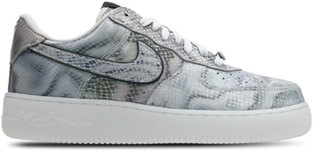 Nike Air Force Sneakers Heren - Blauw - Maat 45 - Leer Blue