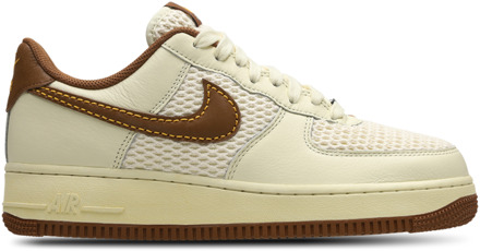 Nike Air Force Sneakers Heren - Bruin - Maat 40 - Leer Brown