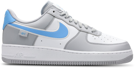 Nike Air Force Sneakers Heren - Grijs - Maat 41 - Leer Grey