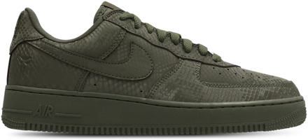 Nike Air Force Sneakers Heren - Olijf - Maat 45 - Leer Olive