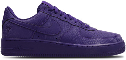 Nike Air Force Sneakers Heren - Paars - Maat 40.5 - Leer Purple