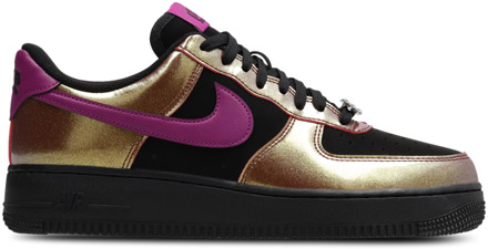 Nike Air Force Sneakers Heren - Paars - Maat 40 - Leer Purple