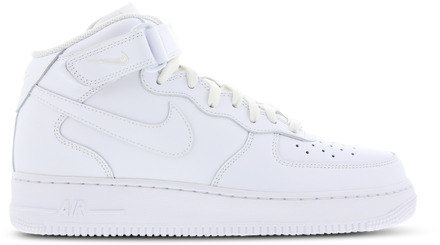 Nike Air Force Sneakers Heren - Wit - Maat 49.5 - Leer, Textil White