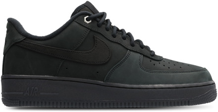 Nike Air Force Sneakers Heren - Zwart - Maat 40 - Leer Black