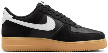 Nike Air Force Sneakers Heren - Zwart - Maat 41 - Leer Black