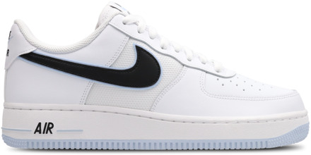 Nike Air Force Sneakers Heren - Zwart - Maat 41 - Leer Black