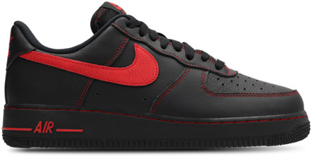 Nike Air Force Sneakers Heren - Zwart - Maat 42.5 - Leer Black