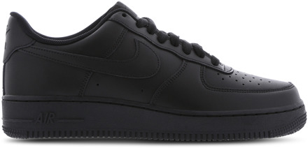 Nike Air Force Sneakers Heren - Zwart - Maat 42 - Leer Black
