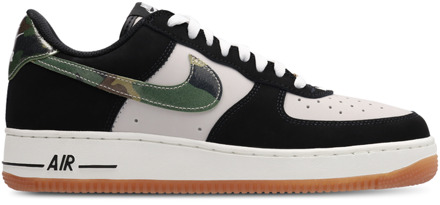 Nike Air Force Sneakers Heren - Zwart - Maat 42 - Leer Black