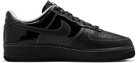 Nike Air Force Sneakers Heren - Zwart - Maat 43 - Leer Black