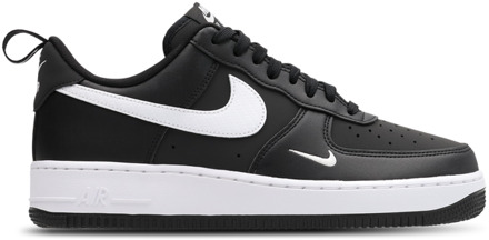 Nike Air Force Sneakers Heren - Zwart - Maat 44.5 - Leer Black