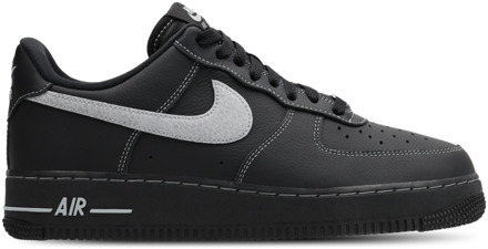 Nike Air Force Sneakers Heren - Zwart - Maat 44 - Leer Black