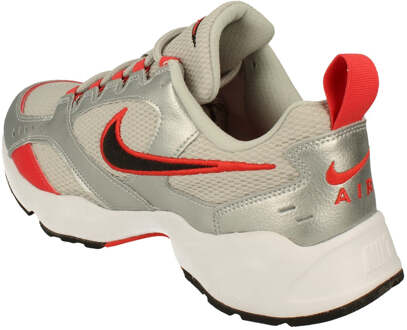 Nike Air Heights Heren Sneakers - Grey Fog/Black-Metallic Silver-Track Red - Maat 41