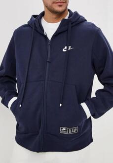 Nike Air heren trainingspak met doorlopende ritssluiting volledig in marineblauw Navy