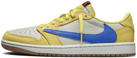 Nike Air jordan 1 low og x travis scott elkins (w) - maat 47,5 Geel