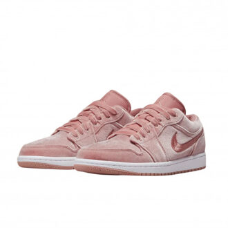Nike Air jordan 1 low pink velvet - maat 41 Groen