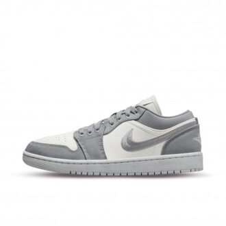 Nike Air jordan 1 low se light steel grey (w) - maat 36,5 Grijs