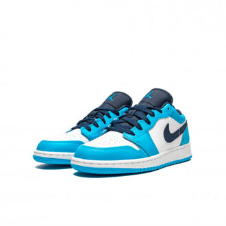 Nike Air jordan 1 low unc 2021 (gs) Blauw - 38
