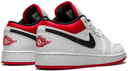 Nike Air jordan 1 low university red black (gs) Wit - 36,5