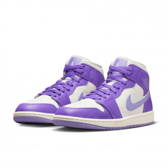 Nike Air jordan 1 mid action grape (w) - maat 37,5 Paars