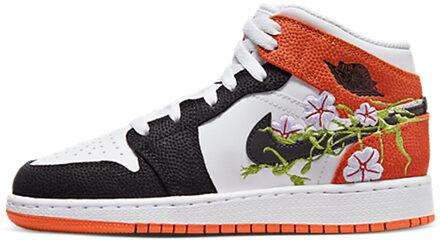 Nike Air jordan 1 mid basketball blossom (gs) Oranje - 38,5