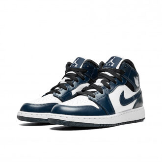 Nike Air jordan 1 mid dark teal (gs) Blauw - 36