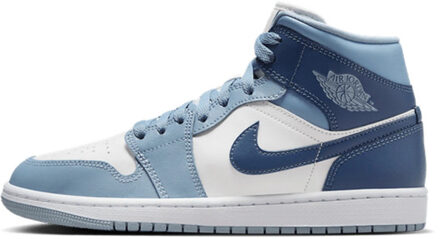 Nike Air jordan 1 mid diffused blue (w) - maat 44 Blauw