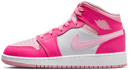 Nike Air jordan 1 mid fierce pink (gs) Roze - 36,5