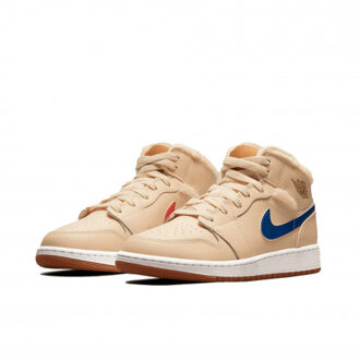 Nike Air jordan 1 mid fleece pearl white (gs) Beige - 35,5