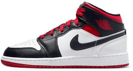 Nike Air jordan 1 mid gym red black toe (gs) - maat 39 Rood