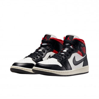 Nike Air jordan 1 mid gym red panda (w) Zwart - 36