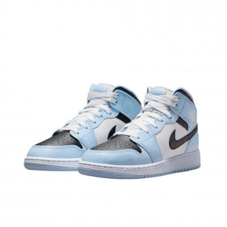 Nike Air jordan 1 mid ice blue (gs) Blauw - 39