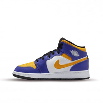 Nike Air jordan 1 mid lakers (gs) - maat 38 Geel
