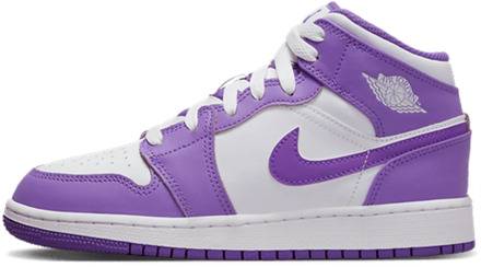Nike Air jordan 1 mid purple venom (gs) Paars - 38,5