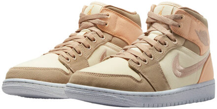 Nike Air jordan 1 mid se muslin canvas (w) Beige - 35,5