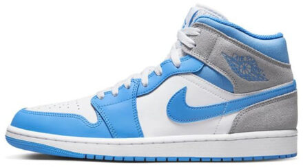 Nike Air jordan 1 mid se university blue grey - maat 47,5 Blauw