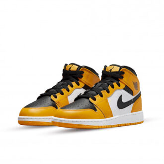 Nike Air jordan 1 mid taxi (gs) - maat 35,5 Geel