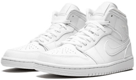 Nike Air jordan 1 mid triple white 2022 Wit - 47,5