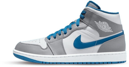 Nike Air jordan 1 mid true blue Blauw - 42