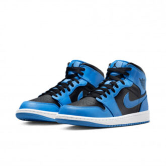 Nike Air jordan 1 mid university blue - maat 48,5 Blauw