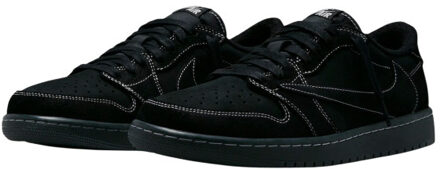 Nike Air jordan 1 retro low og sp travis scott black phantom - maat 47,5 Zwart