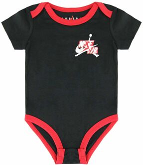 Nike Air Jordan 3 Pack Groen Rood Zwart Jongens Baby Bodysuits DB7274 900 Veelkleurig