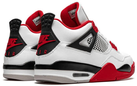 Nike Air jordan 4 retro fire red (2020) Wit - 44,5