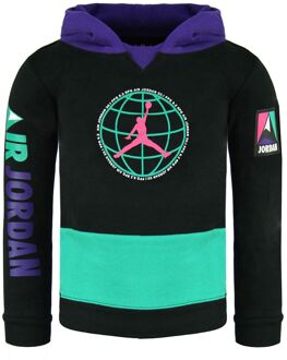 Nike Air Jordan Lange Mouw Pullover Stret Taille Zwart Kinder Trainingspak DD2576 010