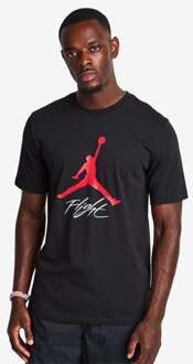 Nike Air Jumpman Flight Tee AO0664-010, Mannen, Zwart, T-shirt maat: L EU