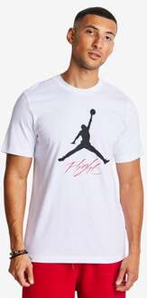 Nike Air Jumpman Flight Tee AO0664-100, Mannen, Wit, T-shirt maat: L EU