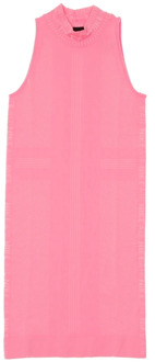 Nike Air Jurk in Pink Glow/Zwart Nike , Pink , Dames - L